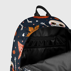 Рюкзак Скелеты с листьями, цвет: 3D-принт — фото 2