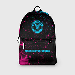 Рюкзак Manchester United - neon gradient по-центру, цвет: 3D-принт — фото 2
