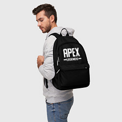 Рюкзак Apex legends logo white, цвет: 3D-принт — фото 2