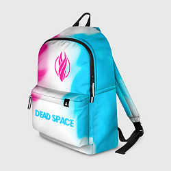 Рюкзак Dead Space neon gradient style по-центру, цвет: 3D-принт