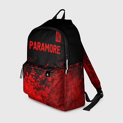 Рюкзак Paramore - red gradient посередине, цвет: 3D-принт