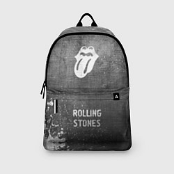 Рюкзак Rolling Stones - grey gradient по-центру, цвет: 3D-принт — фото 2