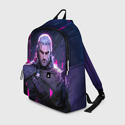 Рюкзак Geralt - neon rain, цвет: 3D-принт