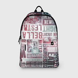 Рюкзак Паттерн газеты - Гарри Поттер Сириус Блэк и Люциус, цвет: 3D-принт — фото 2
