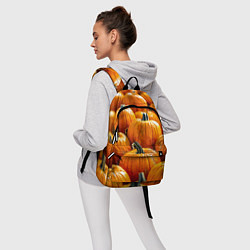 Рюкзак Много тыкв, цвет: 3D-принт — фото 2