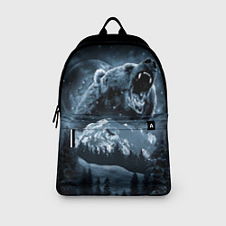 Рюкзак Медведь в зимнем лесу, цвет: 3D-принт — фото 2