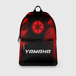 Рюкзак Yamaha - red gradient по-центру, цвет: 3D-принт — фото 2