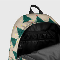 Рюкзак Новогодняя ель, цвет: 3D-принт — фото 2