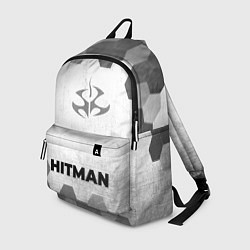 Рюкзак Hitman - white gradient по-центру, цвет: 3D-принт