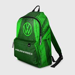 Рюкзак Volkswagen - green gradient по-центру, цвет: 3D-принт