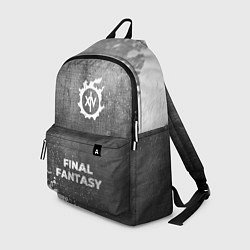 Рюкзак Final Fantasy - grey gradient по-центру, цвет: 3D-принт