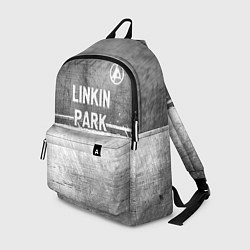 Рюкзак Linkin Park 2024 - grey gradient посередине, цвет: 3D-принт