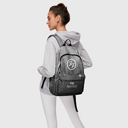 Рюкзак Foo Fighters - grey gradient по-центру, цвет: 3D-принт — фото 2