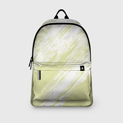 Рюкзак The color is white and yellow, цвет: 3D-принт — фото 2