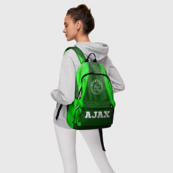 Рюкзак Ajax - green gradient по-центру, цвет: 3D-принт — фото 2