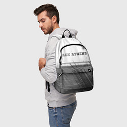 Рюкзак AEK Athens - white gradient посередине, цвет: 3D-принт — фото 2