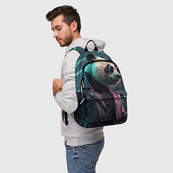 Рюкзак Cyberpunk panda, цвет: 3D-принт — фото 2
