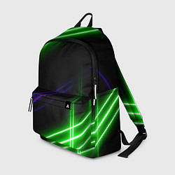 Рюкзак Green pink purple line, цвет: 3D-принт