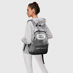 Рюкзак Land Rover - grey gradient по-центру, цвет: 3D-принт — фото 2