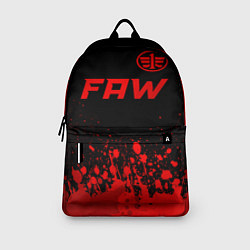 Рюкзак FAW - red gradient посередине, цвет: 3D-принт — фото 2