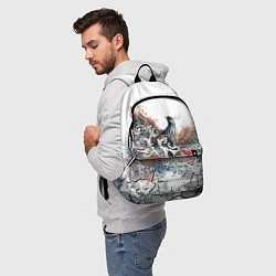 Рюкзак Человек и Родина, цвет: 3D-принт — фото 2