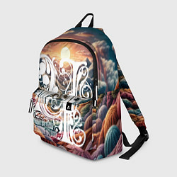 Рюкзак Родина в сердце, цвет: 3D-принт