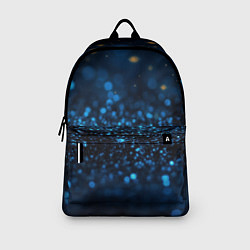 Рюкзак Боке блестяшки на черном, цвет: 3D-принт — фото 2