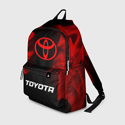 Рюкзак Toyota - red gradient по-центру, цвет: 3D-принт