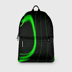 Рюкзак Color green light green black, цвет: 3D-принт — фото 2