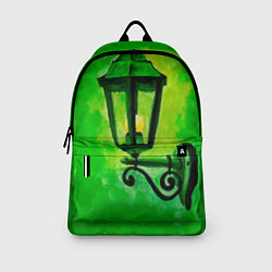 Рюкзак Уличный зелёный фонарь, цвет: 3D-принт — фото 2