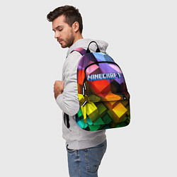 Рюкзак Minecraft - pattern, цвет: 3D-принт — фото 2