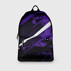 Рюкзак Color black purple line, цвет: 3D-принт — фото 2