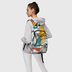Рюкзак Абстракция цвета, цвет: 3D-принт — фото 2