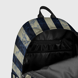 Рюкзак Чёрные полосы, цвет: 3D-принт — фото 2
