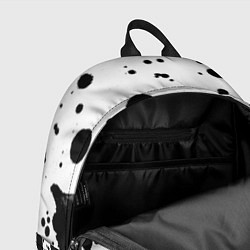 Рюкзак Брызги черной краски, цвет: 3D-принт — фото 2