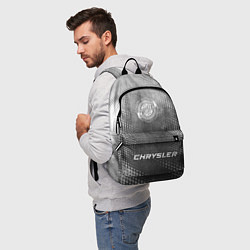 Рюкзак Chrysler - grey gradient по-центру, цвет: 3D-принт — фото 2