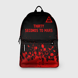 Рюкзак Thirty Seconds to Mars - red gradient посередине, цвет: 3D-принт — фото 2