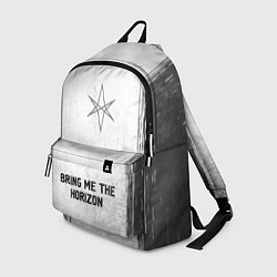Рюкзак Bring Me the Horizon - white gradient по-центру, цвет: 3D-принт