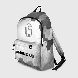 Рюкзак Among Us - white gradient по-центру, цвет: 3D-принт