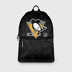 Рюкзак Питтсбург Пингвинз - черные соты, цвет: 3D-принт — фото 2