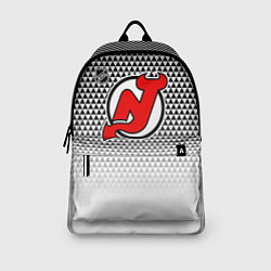 Рюкзак Нью Джерси Девилз - геометрический градиент, цвет: 3D-принт — фото 2