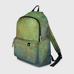 Рюкзак Абстракция - green oil stain, цвет: 3D-принт