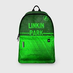Рюкзак Linkin Park 2024 - green gradient посередине, цвет: 3D-принт — фото 2