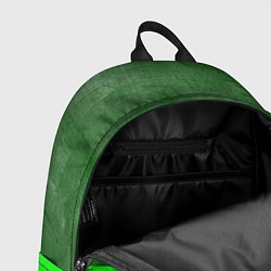 Рюкзак Linkin Park 2024 - green gradient посередине, цвет: 3D-принт — фото 2