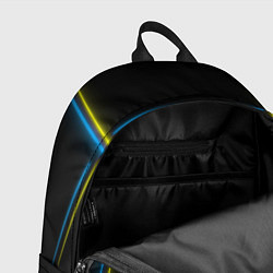 Рюкзак Neon yellow blue, цвет: 3D-принт — фото 2