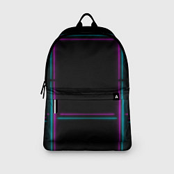 Рюкзак Neon pink light blue, цвет: 3D-принт — фото 2