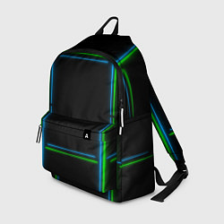 Рюкзак Neon green light blue, цвет: 3D-принт