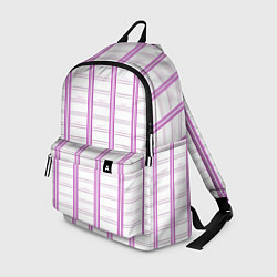 Рюкзак Color white cage pink line, цвет: 3D-принт