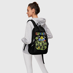 Рюкзак Slipknot, мультяшный стиль, цвет: 3D-принт — фото 2