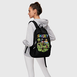 Рюкзак Скиллет мультяшный стиль, цвет: 3D-принт — фото 2